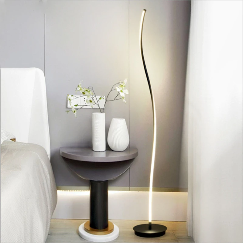 Nordic Creative Simplicity Vertical Streamline Acrylic Floor Lamp Restaurant Homestay Coffee Atmosphere Floor Light Dimmable
Nordic Creative Simplicity Vertical Streamline Acrylic Floor Lamp Restaurant Homestay Coffee Atmosphere Floor Light Dimmable