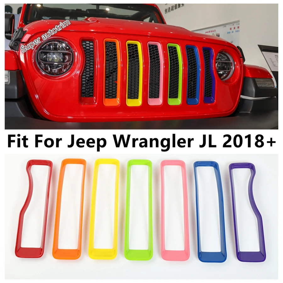 Car Front Middle Grille Grill Ring Frame Decoration Cover Trim ABS Accessories Exterior Kit For Jeep Wrangler JL 2018 - 2022
Car Front Middle Grille Grill Ring Frame Decoration Cover Trim ABS Accessories Exterior Kit For Jeep Wrangler JL 2018 - 2022