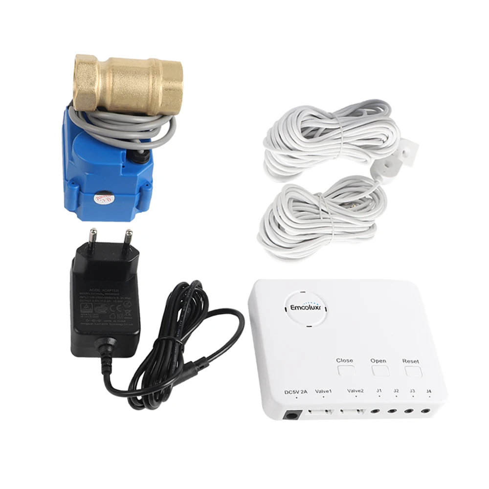 3-in-1 Water Leak Prevention System: Instant Valve Closure DN15 DN20 DN25 + 6M Water Cable + 100dB Alarm Panel for Leakage
3-in-1 Water Leak Prevention System: Instant Valve Closure DN15 DN20 DN25 + 6M Water Cable + 100dB Alarm Panel for Leakage