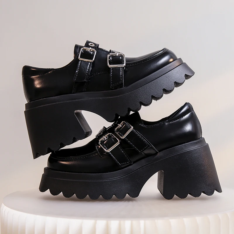 2024 Platform Women Shoes Spring High Heels Shoes New Designer Elegant Dress Lolita Shoes Chunky Pumps English Style Fashion
2024 Platform Women Shoes Spring High Heels Shoes New Designer Elegant Dress Lolita Shoes Chunky Pumps English Style Fashion
