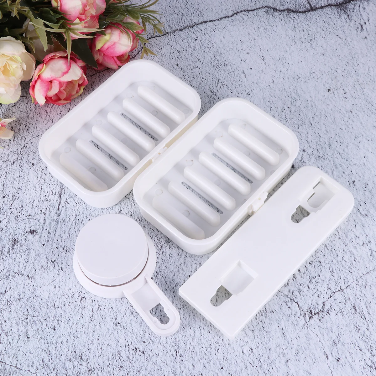 1 pc Double Layer Soap Box Waterproof Suction Cup Soap Holder With Drain Holes For Bathroom Kitchen Wall Tile Glass Surface Use
1 pc Double Layer Soap Box Waterproof Suction Cup Soap Holder With Drain Holes For Bathroom Kitchen Wall Tile Glass Surface Use