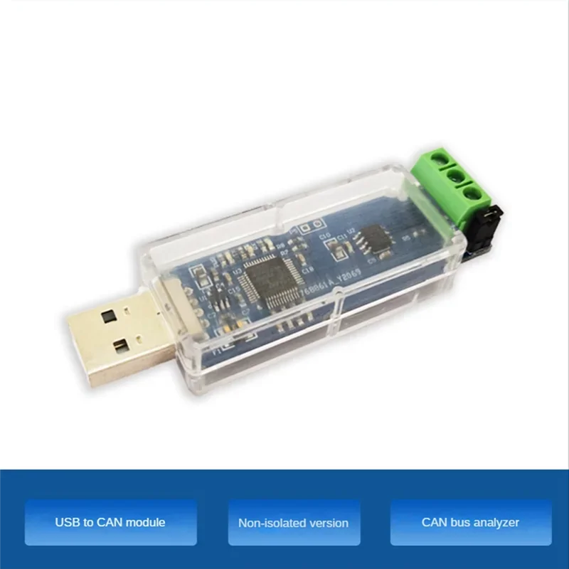 Модуль USB-конвертера Canbus Адаптер анализатора отладки CANdleLight TJA1051T/3 Неизолированная версия
Модуль USB-конвертера Canbus Адаптер анализатора отладки CANdleLight TJA1051T/3 Неизолированная версия