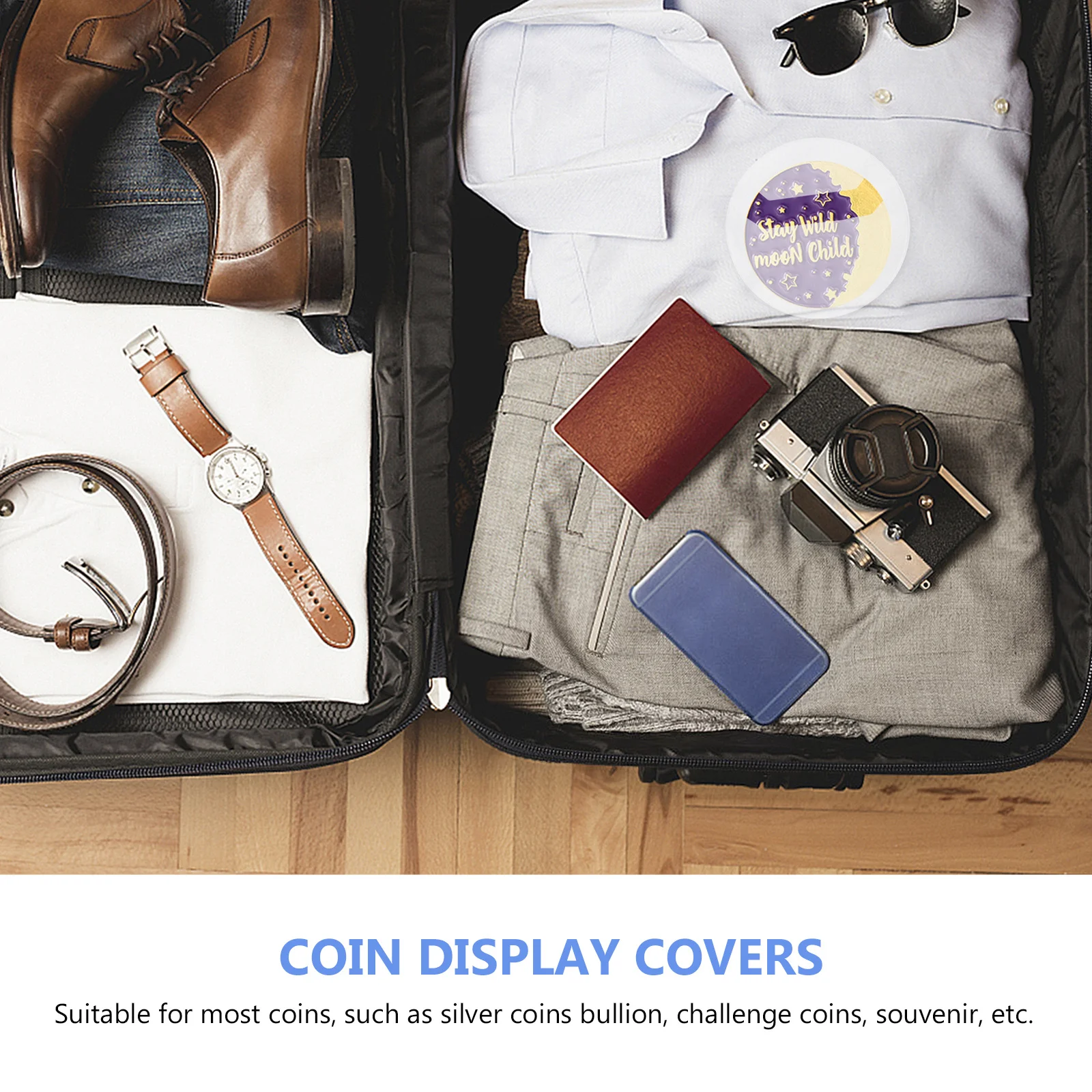 20Pcs Coin Collecting Covers Clear PVC Storage Display Holder for Medals Badges Souvenirs Coin Collection Case
20Pcs Coin Collecting Covers Clear PVC Storage Display Holder for Medals Badges Souvenirs Coin Collection Case