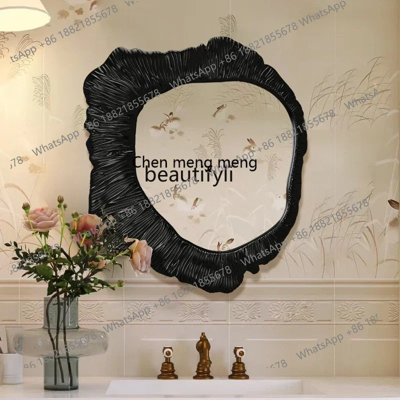 CC182French bathroom mirror irregular fireplace decoration B & B medieval art special-shaped washing mirror R
CC182French bathroom mirror irregular fireplace decoration B & B medieval art special-shaped washing mirror R