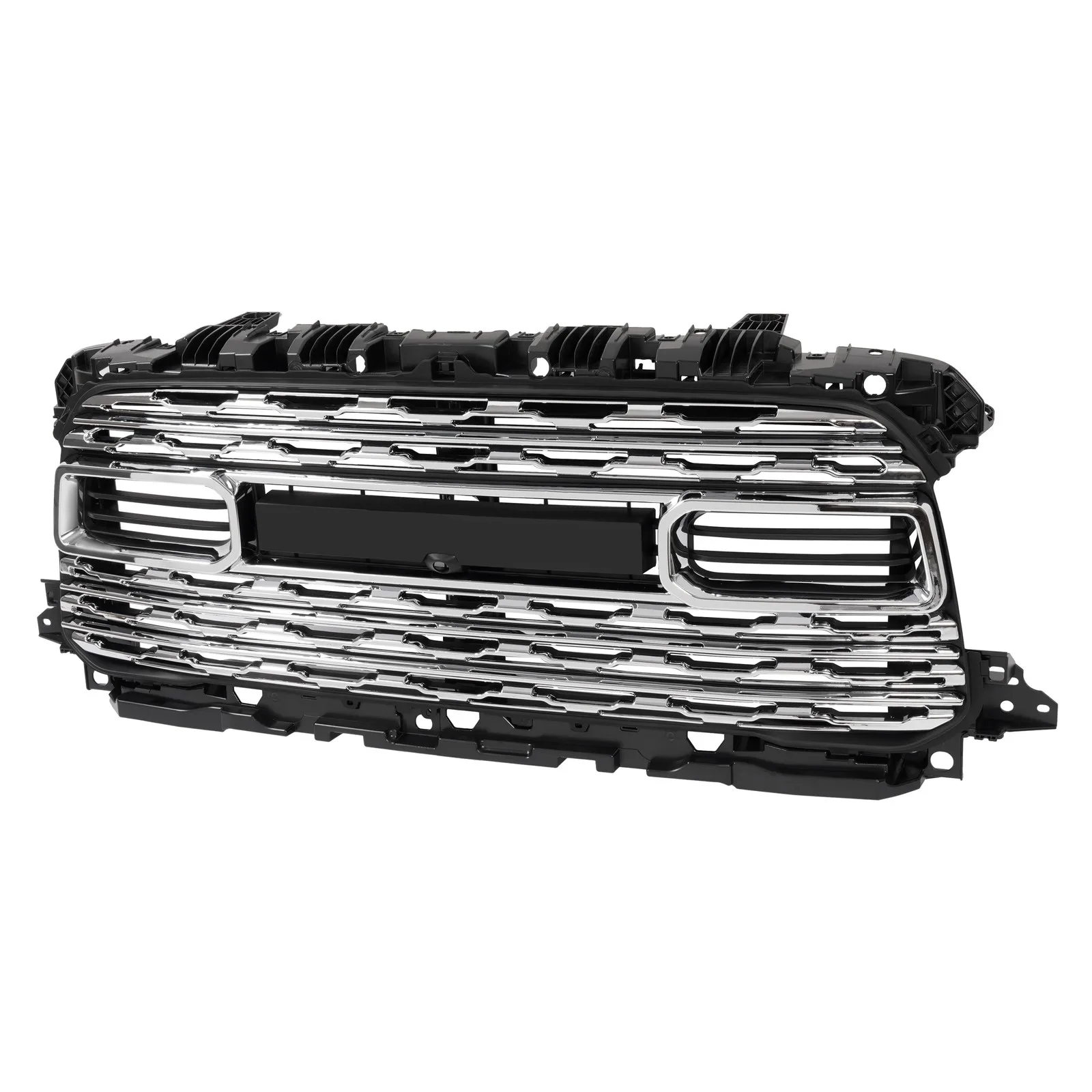 Подходит для Dodge RAM 2500/3500 2020-2024 годов, передняя решетка бампера без отверстия для камеры, хромированная.
Подходит для Dodge RAM 2500/3500 2020-2024 годов, передняя решетка бампера без отверстия для камеры, хромированная.