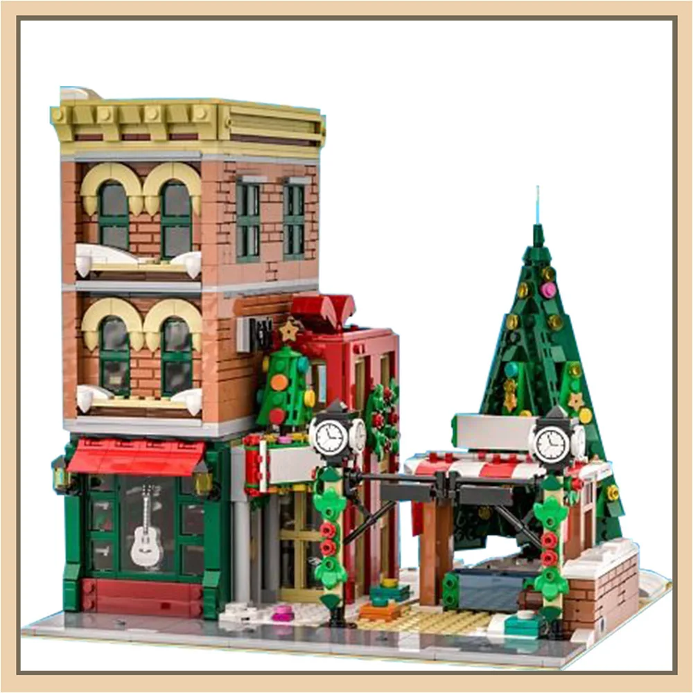 MOC-130209 Building Blocks House 10308 Winter Modular Buildings Town City Street View Creative gift building blocks
MOC-130209 Building Blocks House 10308 Winter Modular Buildings Town City Street View Creative gift building blocks