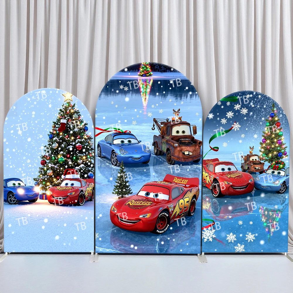 Disney Pixar Cars Arch Backdrop Cover Birthday and Baby Shower Christmas Ice Snow Theme for Kids Party Photo Booth Decor
Disney Pixar Cars Arch Backdrop Cover Birthday and Baby Shower Christmas Ice Snow Theme for Kids Party Photo Booth Decor
