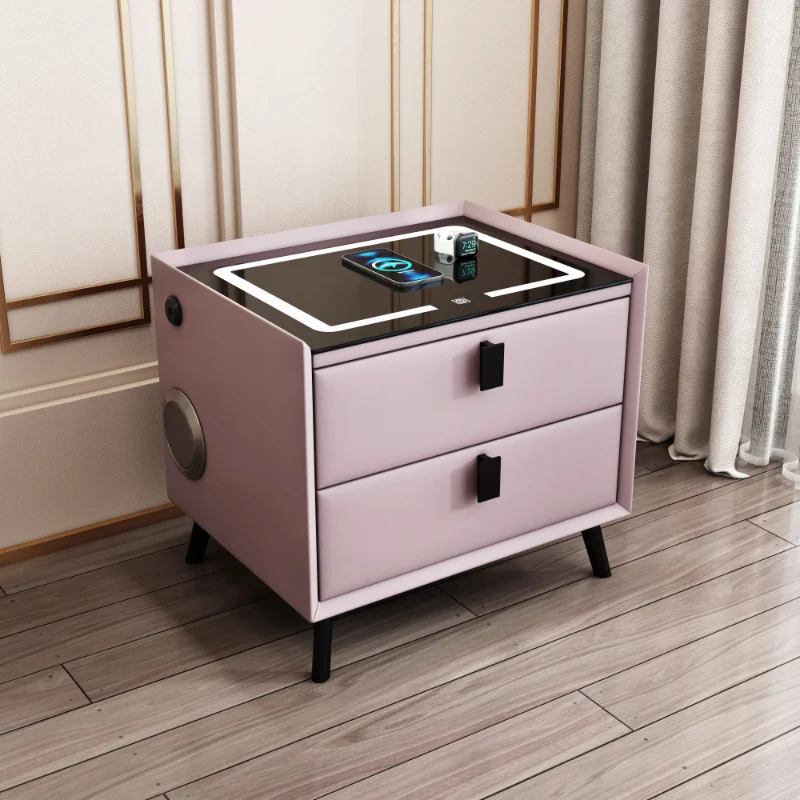 Dressers Bedroom Bedside Table Mobile Wooden Smart Living Room Nightstand Coffee Nordic Mesa De Noche Household Furniture ZLXP
Dressers Bedroom Bedside Table Mobile Wooden Smart Living Room Nightstand Coffee Nordic Mesa De Noche Household Furniture ZLXP