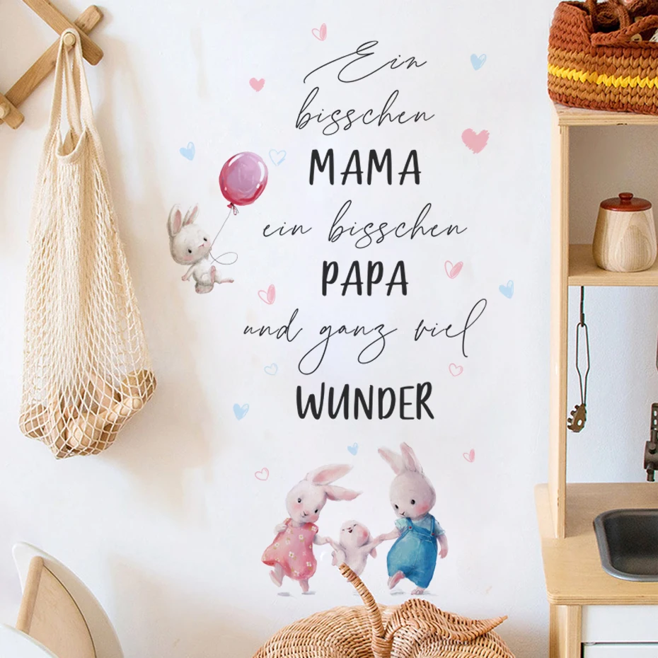 Rabbit Family Warm Quotes Love Watercolor Wall Sticker Vinyl Child Nursery Baby Kindergarten Art Decal Kids Room Home Decor
Rabbit Family Warm Quotes Love Watercolor Wall Sticker Vinyl Child Nursery Baby Kindergarten Art Decal Kids Room Home Decor