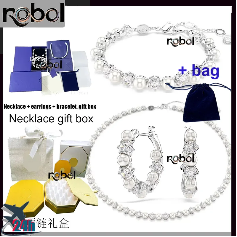 GJ2 2025 Numerous High-quality Colored Gemstone Pearl Women's Jewelry Sets,Exquisite with Gift Box Necklaces,Bracelets, Earrings
GJ2 2025 Numerous High-quality Colored Gemstone Pearl Women's Jewelry Sets,Exquisite with Gift Box Necklaces,Bracelets, Earrings