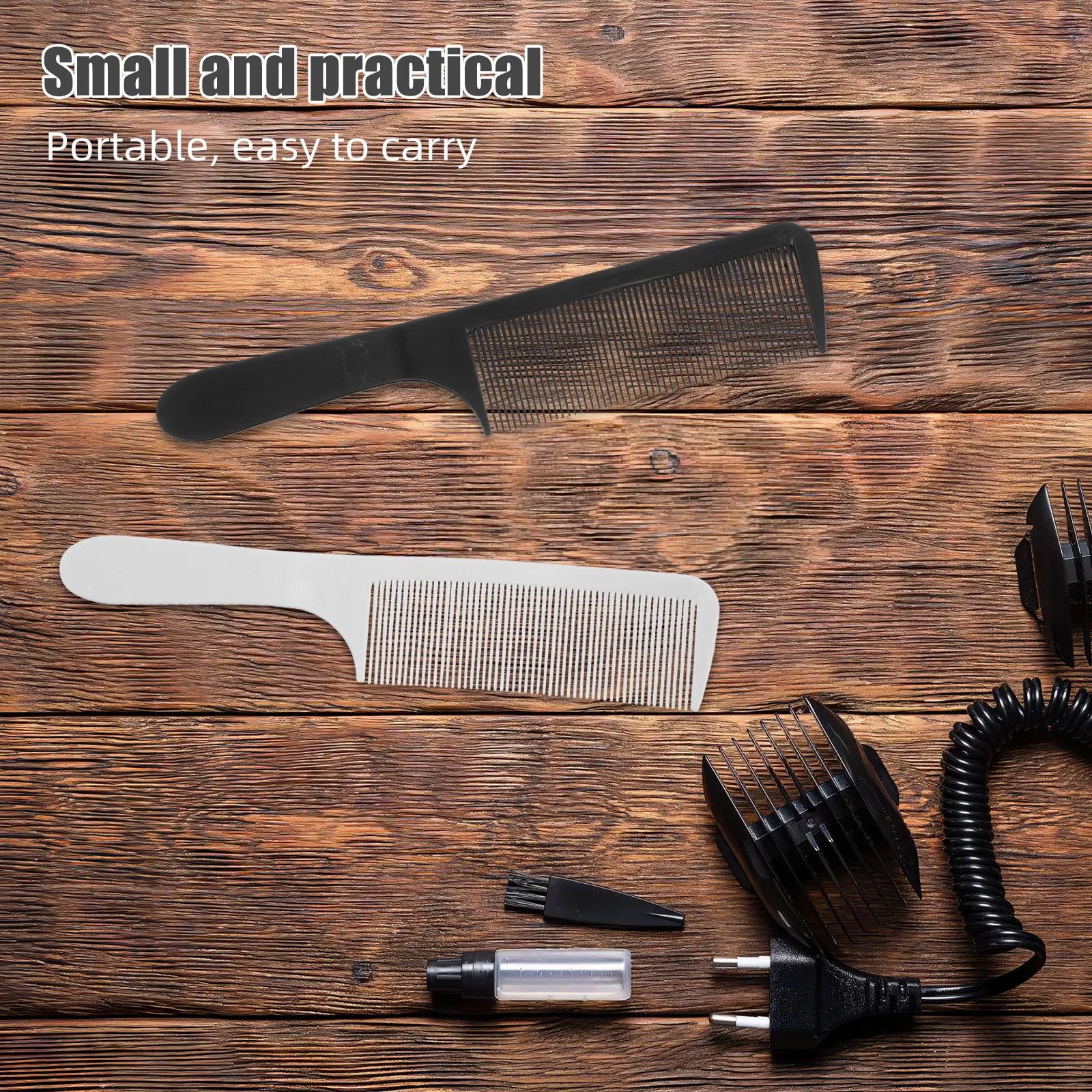 6Pcs Professional Barber Combs Set Curved Contour Design for Men Haircut Blending Flat Top Fade Styling Black White Paddle
6Pcs Professional Barber Combs Set Curved Contour Design for Men Haircut Blending Flat Top Fade Styling Black White Paddle