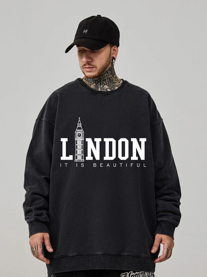 Осенняя женская толстовка с капюшоном Acid Wash Lindon It Is Beautiful, толстовка с принтами, большой хлопковый теплый пуловер, уличная одежда для пар
Осенняя женская толстовка с капюшоном Acid Wash Lindon It Is Beautiful, толстовка с принтами, большой хлопковый теплый пуловер, уличная одежда для пар