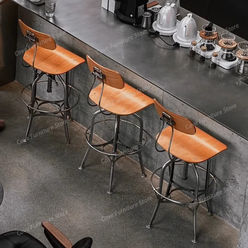 Swivel Metal Bar Chairs Industrial Modern Backrest Sturdy High Chairs Island American Sillas Para Barra De Cocina Home Furniture
Swivel Metal Bar Chairs Industrial Modern Backrest Sturdy High Chairs Island American Sillas Para Barra De Cocina Home Furniture