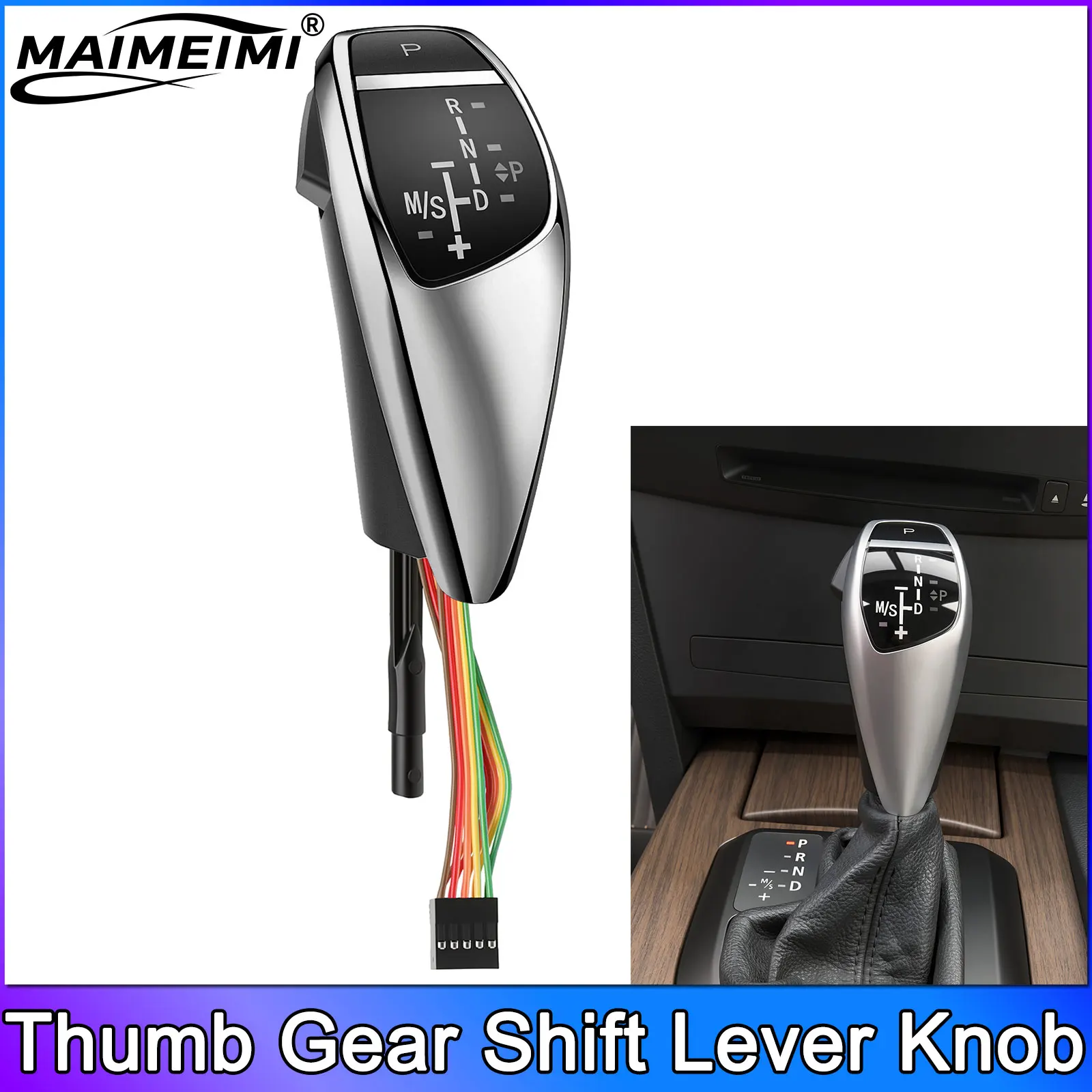 LED Thumb Gear Shift Knob Car Accessories LED Electronic Transmission Handle ABS for BMW 1 Series 3 Series 5 Series Z4/X1 E90/E4
LED Thumb Gear Shift Knob Car Accessories LED Electronic Transmission Handle ABS for BMW 1 Series 3 Series 5 Series Z4/X1 E90/E4