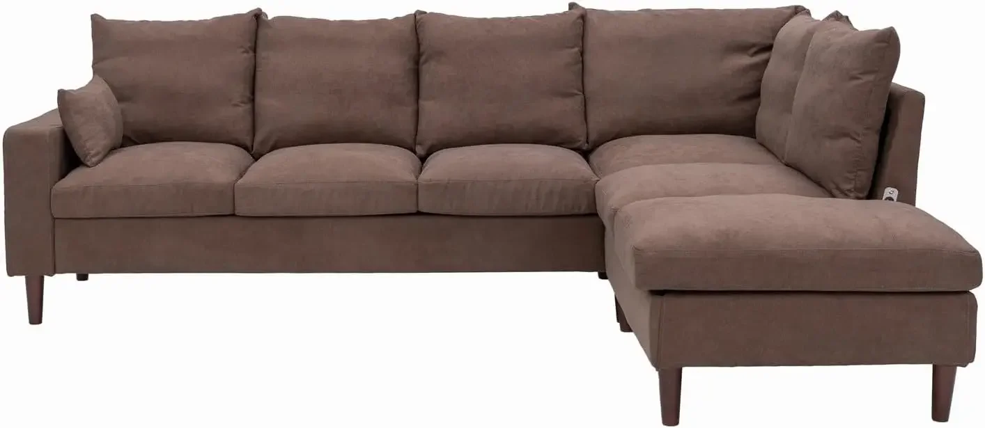 Sectional Sofa with USB Charging Port Chaise Set 6 Seats Modular Corner Sectional Couches
Sectional Sofa with USB Charging Port Chaise Set 6 Seats Modular Corner Sectional Couches