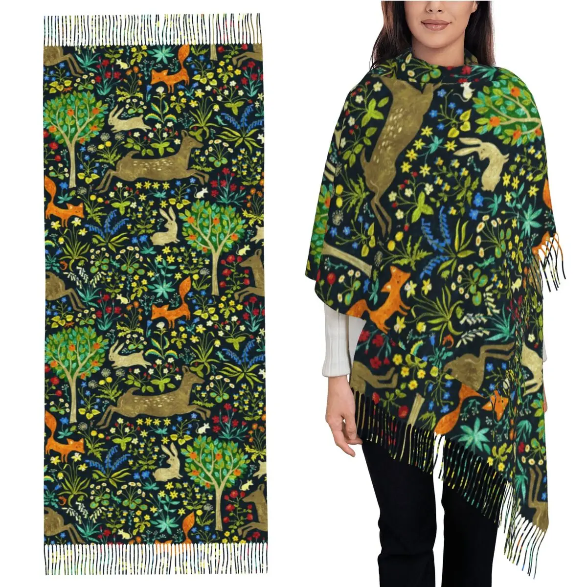 Шарф Arazzo Medievale, шарфы с кисточками для женщин, мягкие теплые шали и накидки, длинная осенне-зимняя шаль
Шарф Arazzo Medievale, шарфы с кисточками для женщин, мягкие теплые шали и накидки, длинная осенне-зимняя шаль