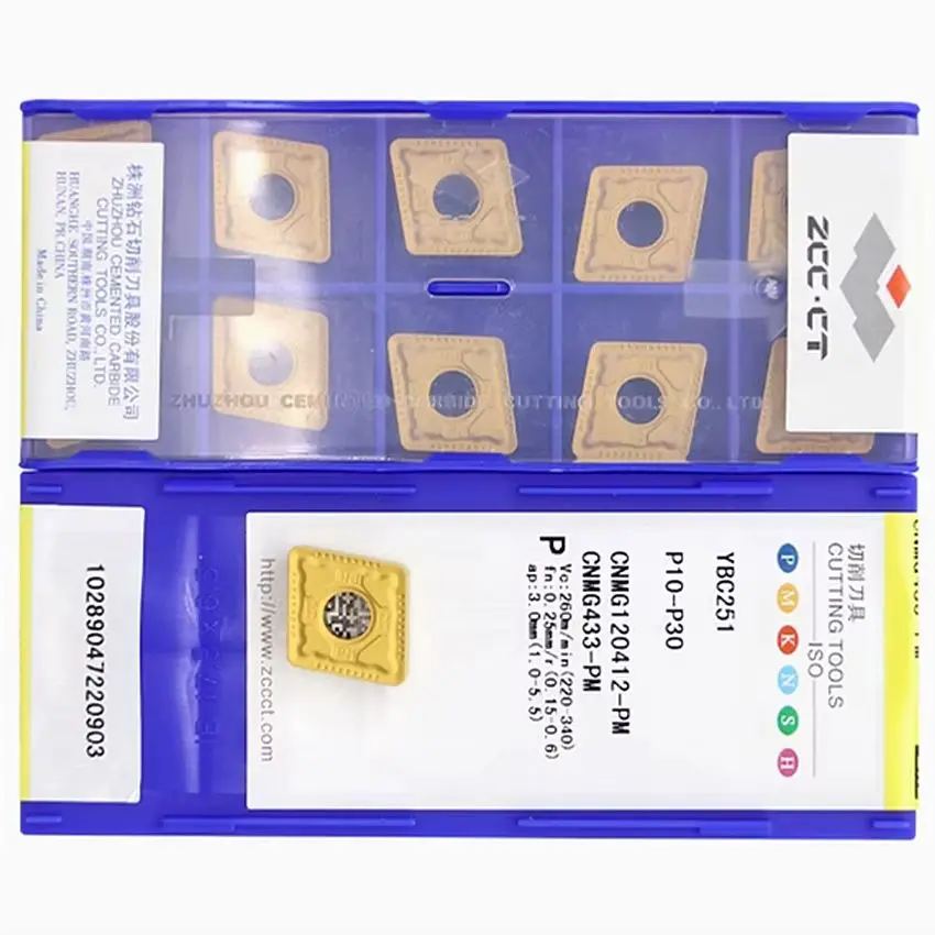 CNMG120412-PM YBC252 YBC351 YBC251 YBC151 YBC152 YBD052 YBD152 ZCC.CT CNMG433 CNC blade carbide inserts Turning insert 10pcs/box
CNMG120412-PM YBC252 YBC351 YBC251 YBC151 YBC152 YBD052 YBD152 ZCC.CT CNMG433 CNC blade carbide inserts Turning insert 10pcs/box