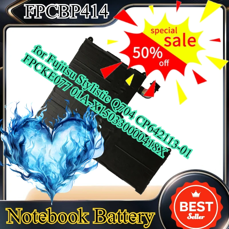 FPB0308S FPCBP414 Laptop Battery for Fujitsu Stylistic Q704 CP642113-01 FPCKE077 01A-X150330000418X 10.8V Replacement Battery
FPB0308S FPCBP414 Laptop Battery for Fujitsu Stylistic Q704 CP642113-01 FPCKE077 01A-X150330000418X 10.8V Replacement Battery
