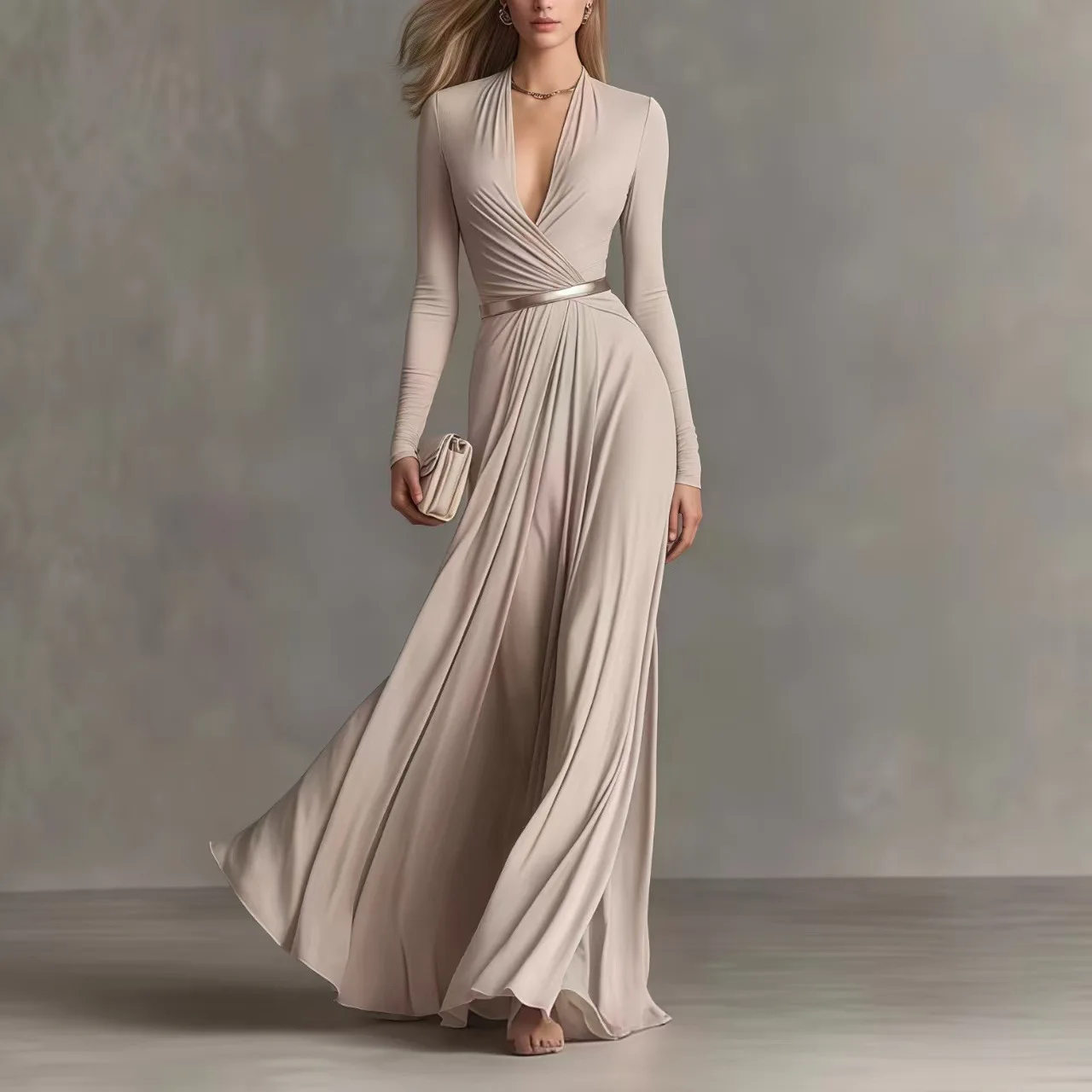 2026 Cross border European and American Foreign Trade Women's Clothing New European and American Style Dress
2026 Cross border European and American Foreign Trade Women's Clothing New European and American Style Dress
