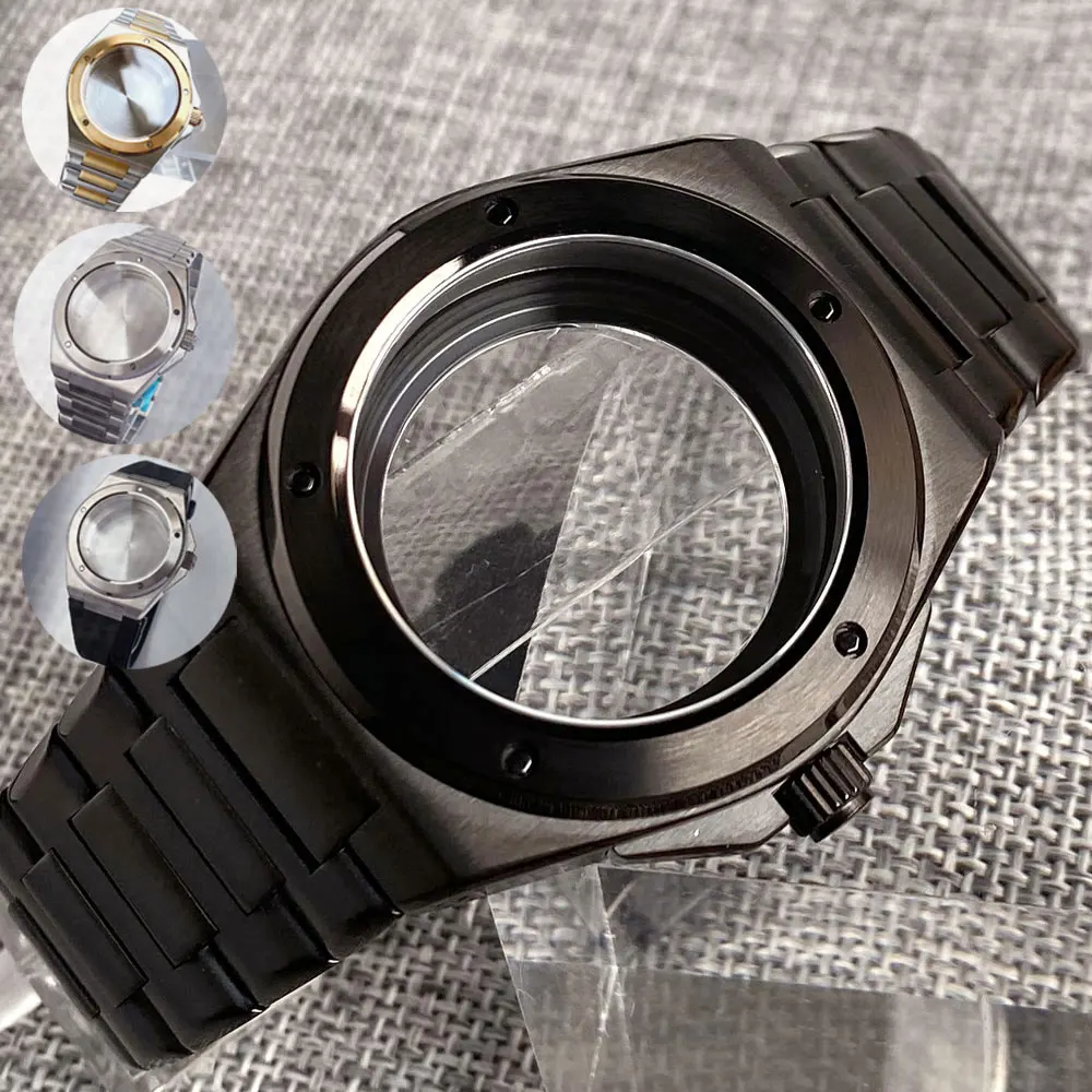 Black NH35A Ingenieur Watch Case PVD 40mm for NH34 NH36 NH38 ETA2824 PT5000 SW200 for Automatic Watch 200m Waterproof Sapphire
Black NH35A Ingenieur Watch Case PVD 40mm for NH34 NH36 NH38 ETA2824 PT5000 SW200 for Automatic Watch 200m Waterproof Sapphire