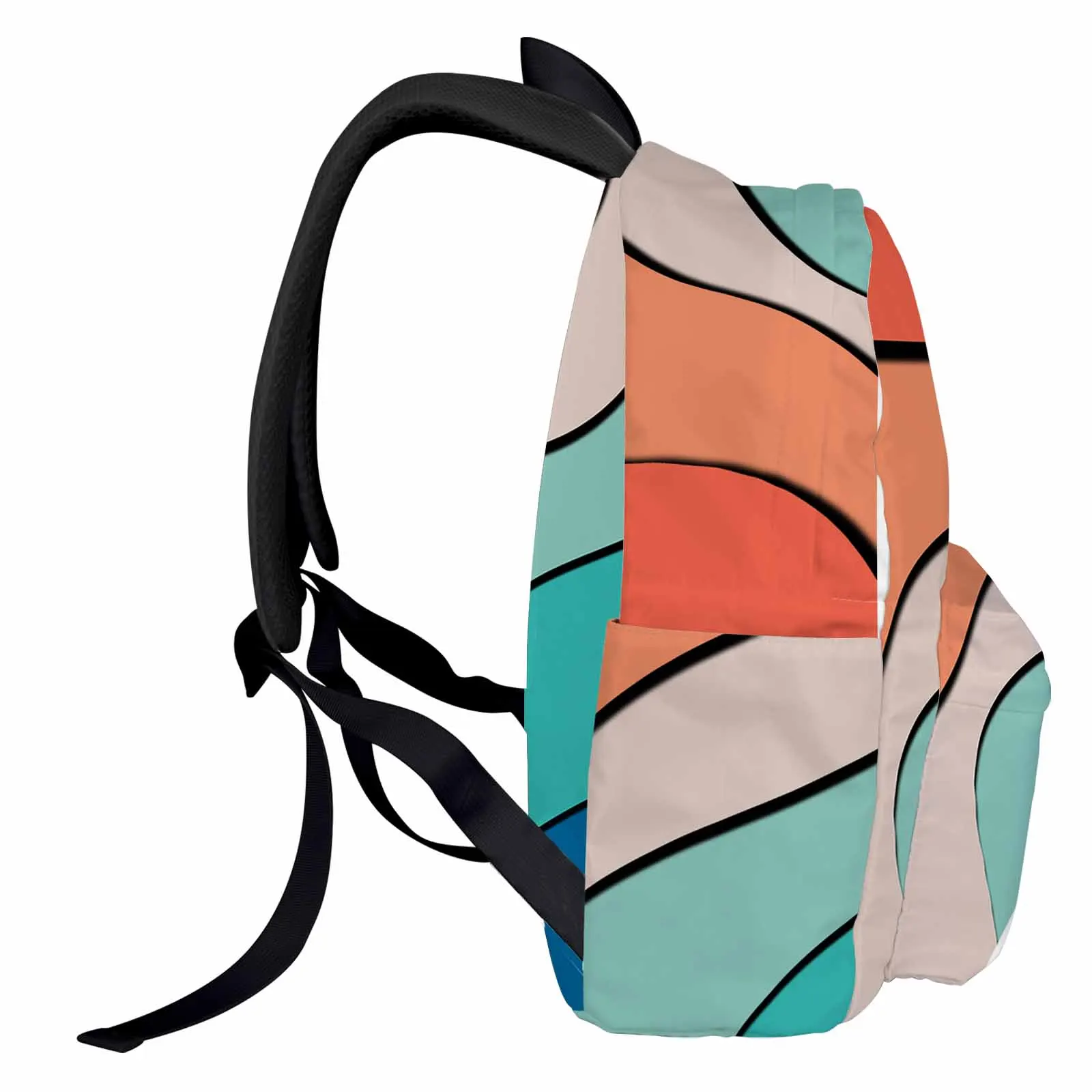 Line Color Block Shadow Backpack Teenagers Student School Bags Laptop Custom Backpack for Men Women Travel Bag
Line Color Block Shadow Backpack Teenagers Student School Bags Laptop Custom Backpack for Men Women Travel Bag
