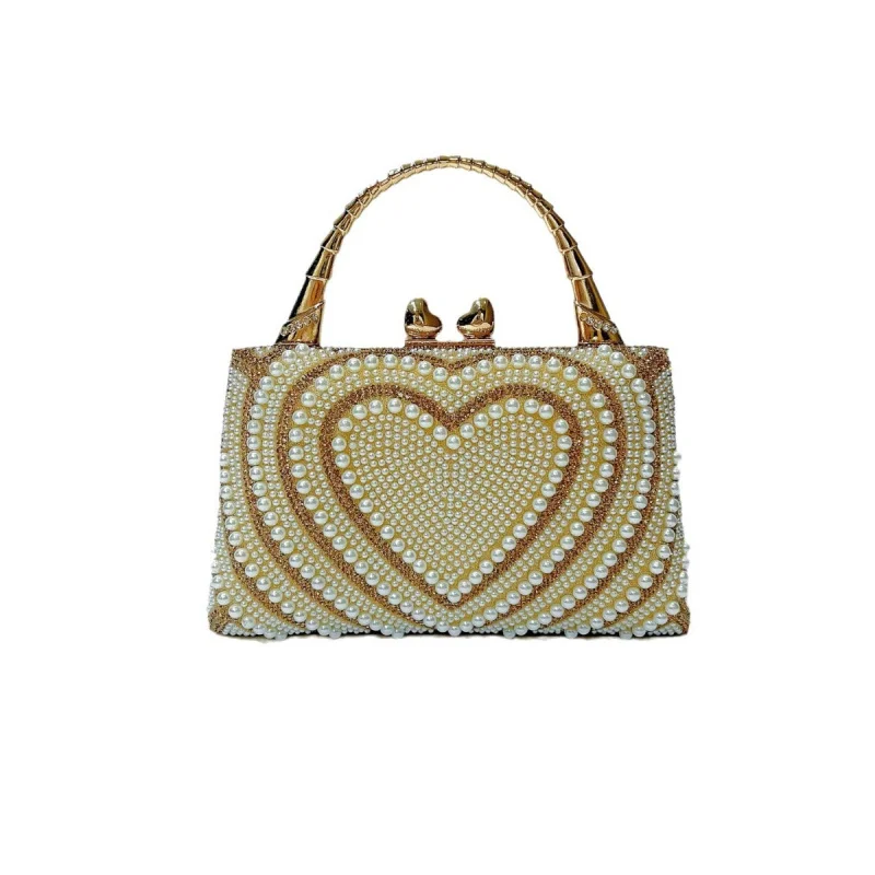 New style banquet handbag, ladies' evening dress bag, diamond-embellished party bag, stylish crossbody bag
New style banquet handbag, ladies' evening dress bag, diamond-embellished party bag, stylish crossbody bag