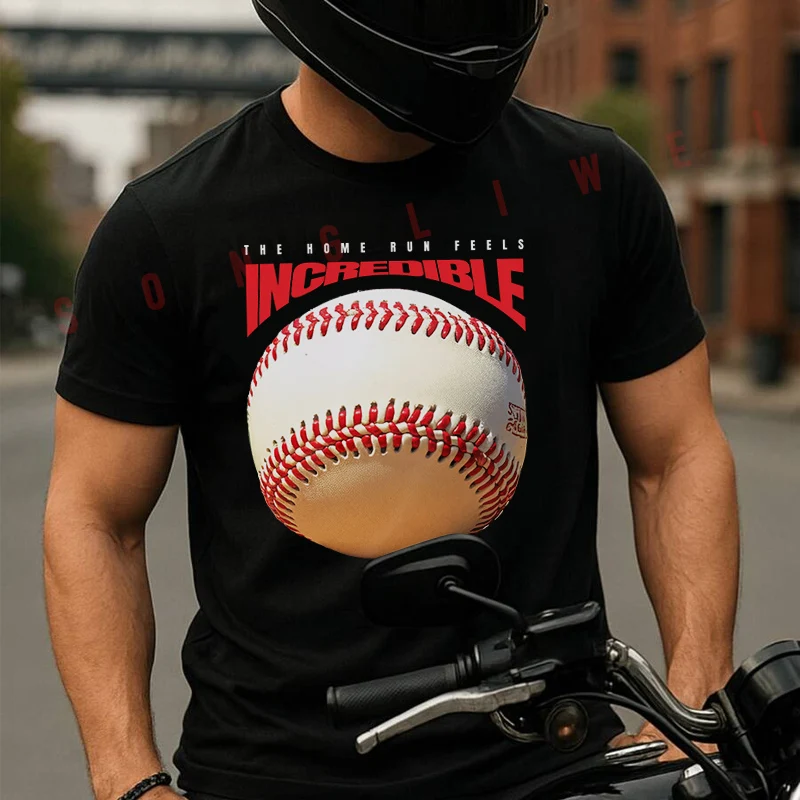 A Realistic 3d Style Baseball With Related Phrase Moto Cotton T-Shirt Ultra Soft Round Neck Short Sleeve Tee For Men & Women
A Realistic 3d Style Baseball With Related Phrase Moto Cotton T-Shirt Ultra Soft Round Neck Short Sleeve Tee For Men & Women