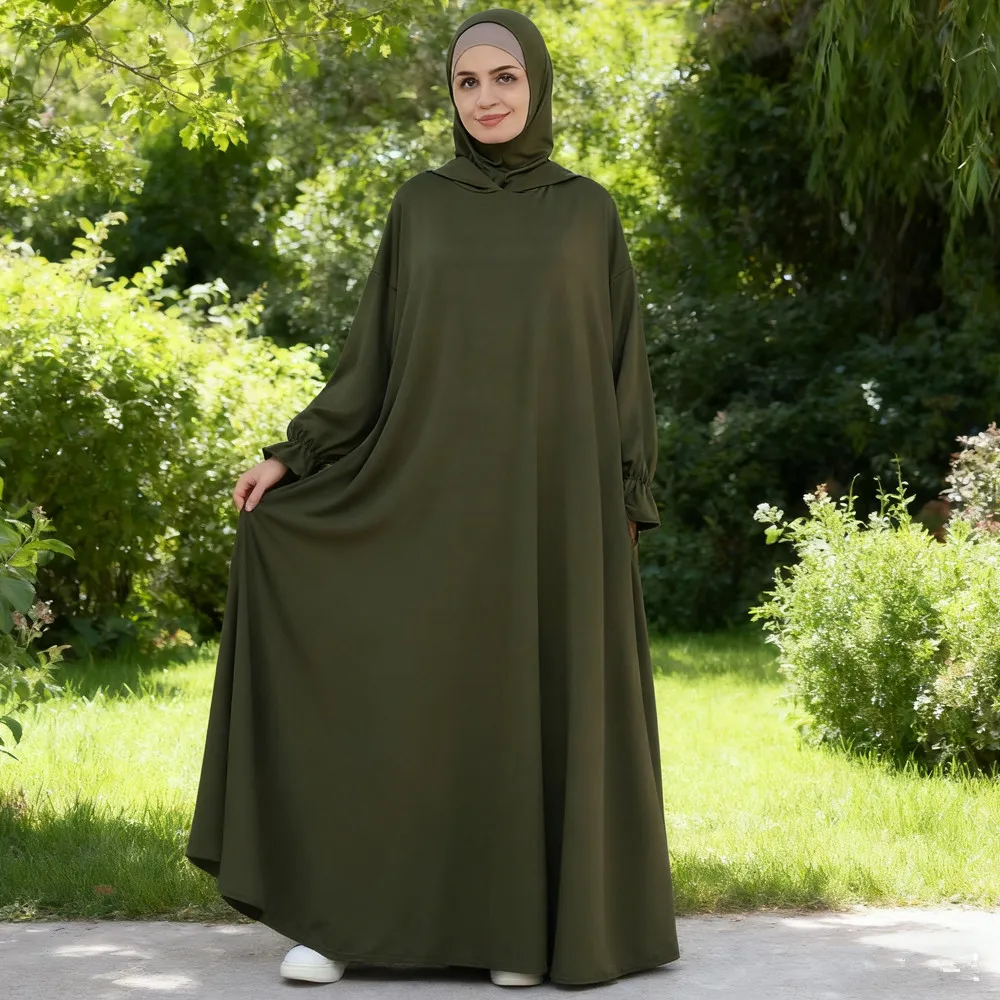 Мусульманские женщины с капюшоном Абая Дубай Кафтан Ид Джеллаба Рамадан Ислам Одежда Kebaya Турция Халат Дубай молитвенное платье Vestidos Caftan
Мусульманские женщины с капюшоном Абая Дубай Кафтан Ид Джеллаба Рамадан Ислам Одежда Kebaya Турция Халат Дубай молитвенное платье Vestidos Caftan