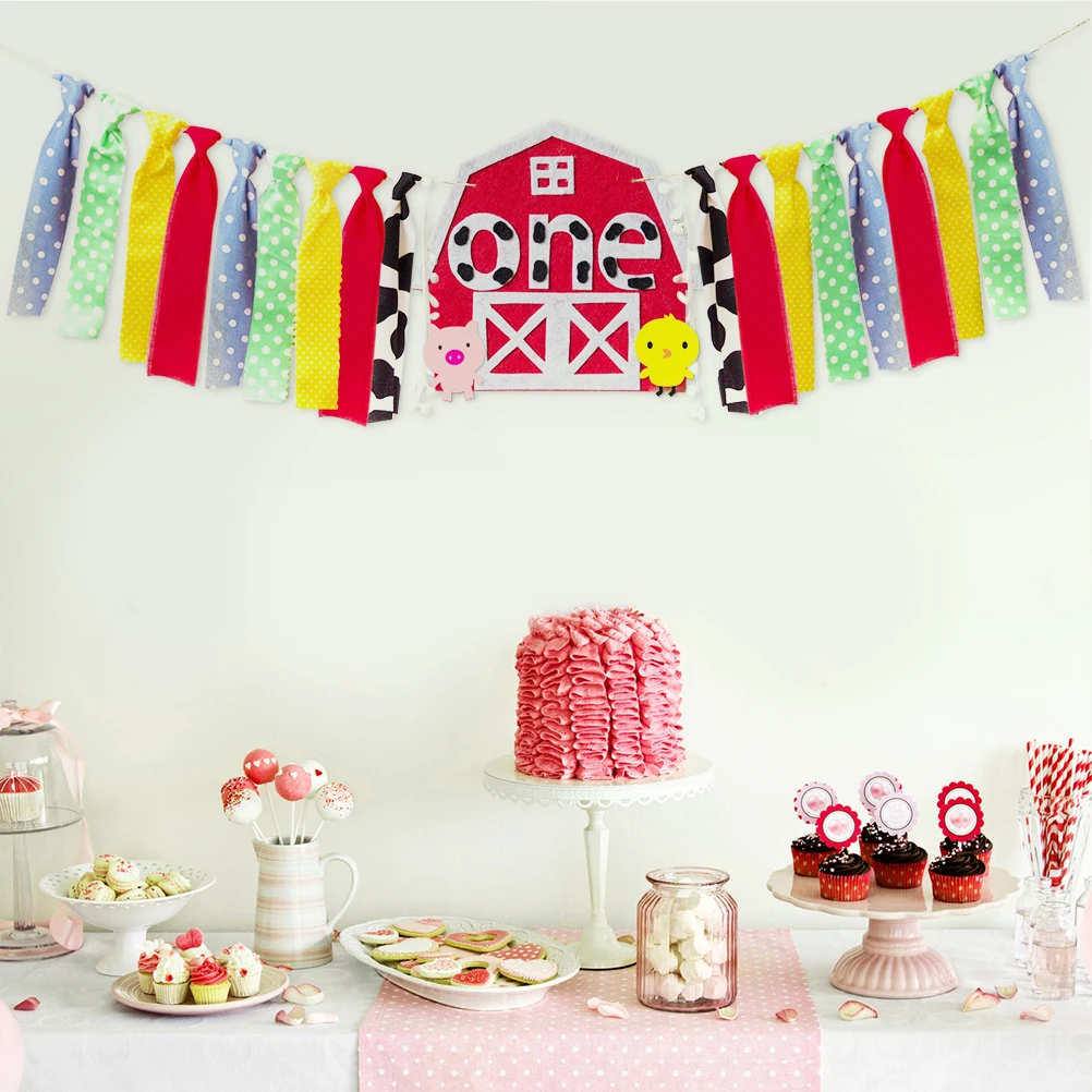 Farm Theme One Dining Chair Full Flag Banner for Birthday Party Decoration Baby First Birthday Bunting Fiesta Supplies Reusable
Farm Theme One Dining Chair Full Flag Banner for Birthday Party Decoration Baby First Birthday Bunting Fiesta Supplies Reusable
