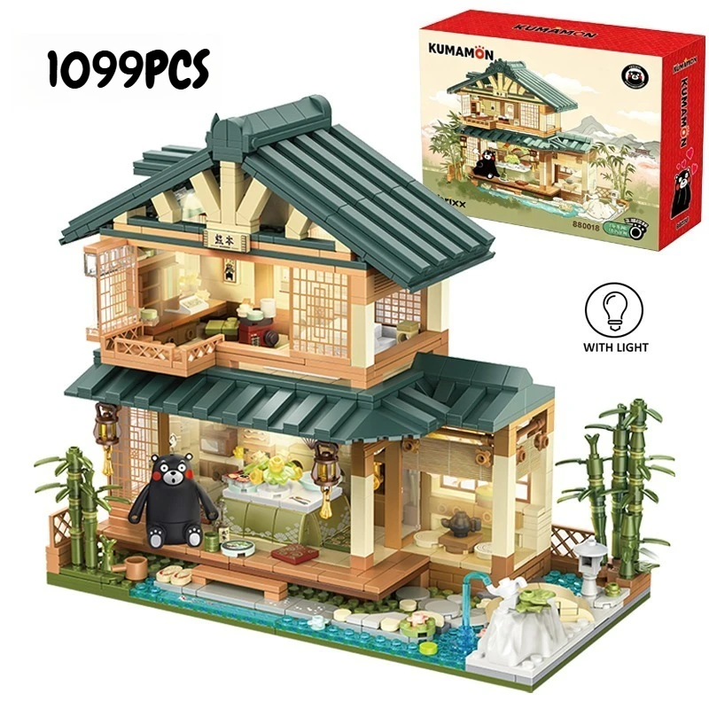 1099PCS Japanese Street View Japanese Style Wooden House Model Building Blocks With LED Light Construction Bricks Toy Gift
1099PCS Japanese Street View Japanese Style Wooden House Model Building Blocks With LED Light Construction Bricks Toy Gift