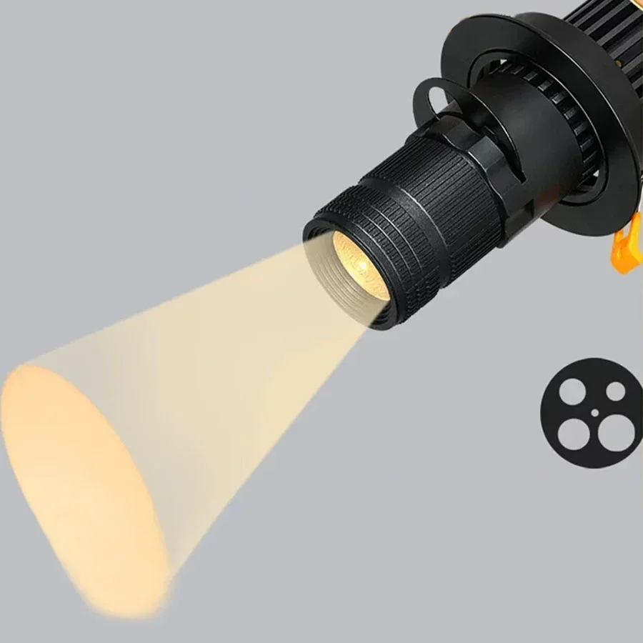 Zoomable Recessed Downlight Spotlight Focusing Led Ceiling Spot Light Adjustable Beam Angle COB Focus Wall Washing Lamp
Zoomable Recessed Downlight Spotlight Focusing Led Ceiling Spot Light Adjustable Beam Angle COB Focus Wall Washing Lamp