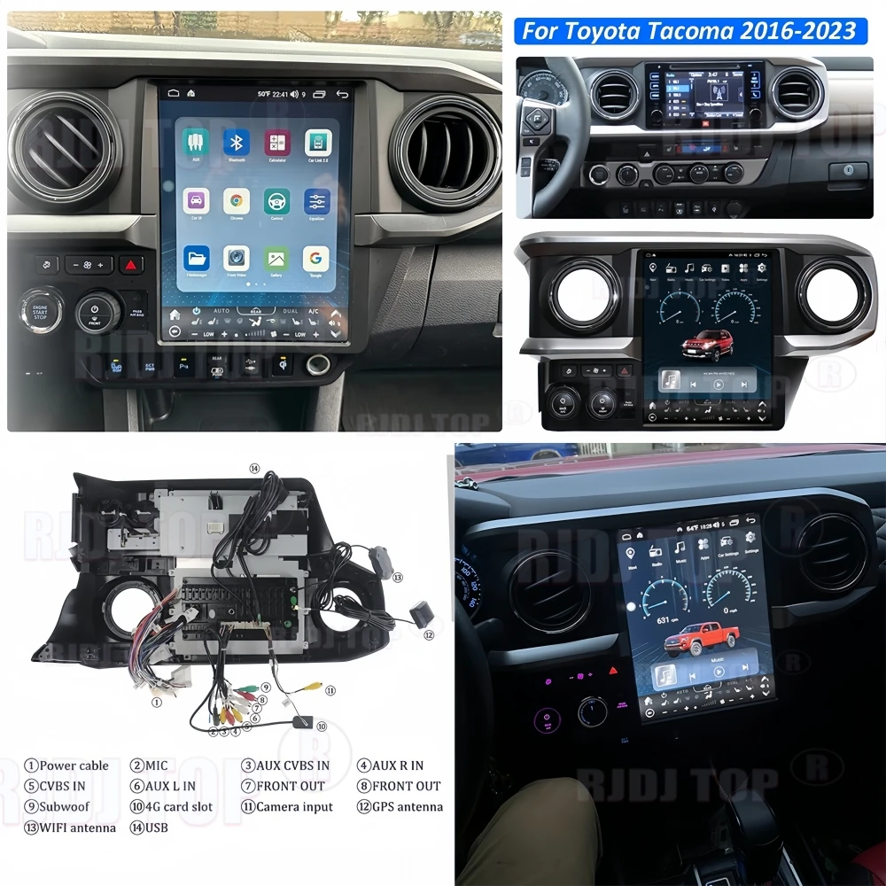 12.1 inch Android 13 For Toyota Tacoma 2016 - 2023 Carplay Car GPS Navigation Multimedia Player Radio Stereo Screen Head Unit 5G
12.1 inch Android 13 For Toyota Tacoma 2016 - 2023 Carplay Car GPS Navigation Multimedia Player Radio Stereo Screen Head Unit 5G