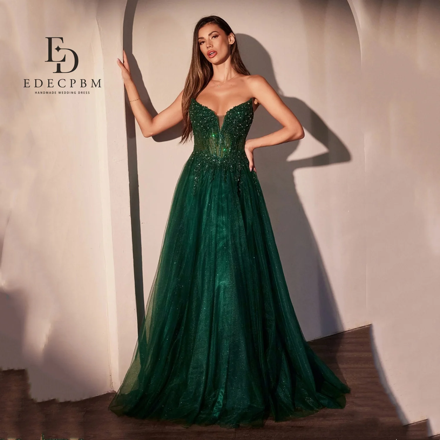 EDECPBM Sleeveless Very Luxurious Evening Dresses for Special Occasions Customized Elegant Party Dresses Woman A-line Prom 2025
EDECPBM Sleeveless Very Luxurious Evening Dresses for Special Occasions Customized Elegant Party Dresses Woman A-line Prom 2025