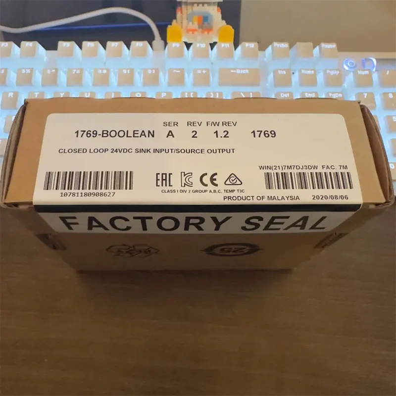 Brand New 1769-BOOLEAN One Year Warranty
Brand New 1769-BOOLEAN One Year Warranty 