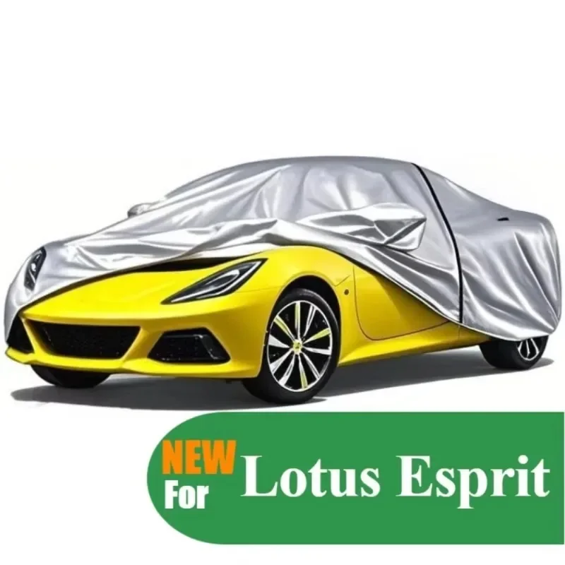 5-layer all-weather waterproof Oxford cloth car cover for Lotus Esprit silver full car cover with storage bag and sun protection
5-layer all-weather waterproof Oxford cloth car cover for Lotus Esprit silver full car cover with storage bag and sun protection