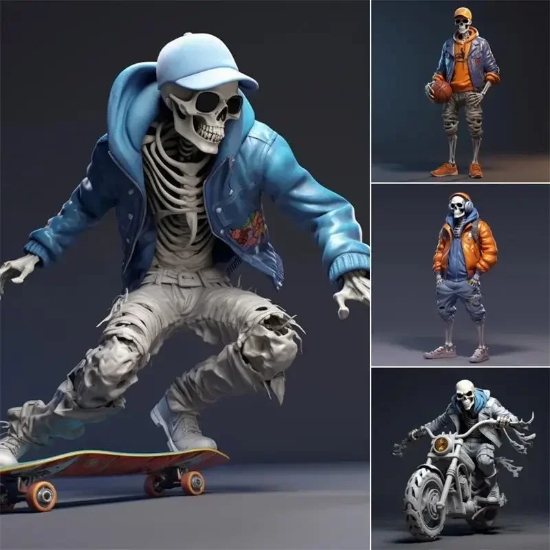 Cool Skeleton Figures Sports Series Skull Resin Crafts Halloween Decorations Car Instrument Panel Desk Decoration
Cool Skeleton Figures Sports Series Skull Resin Crafts Halloween Decorations Car Instrument Panel Desk Decoration