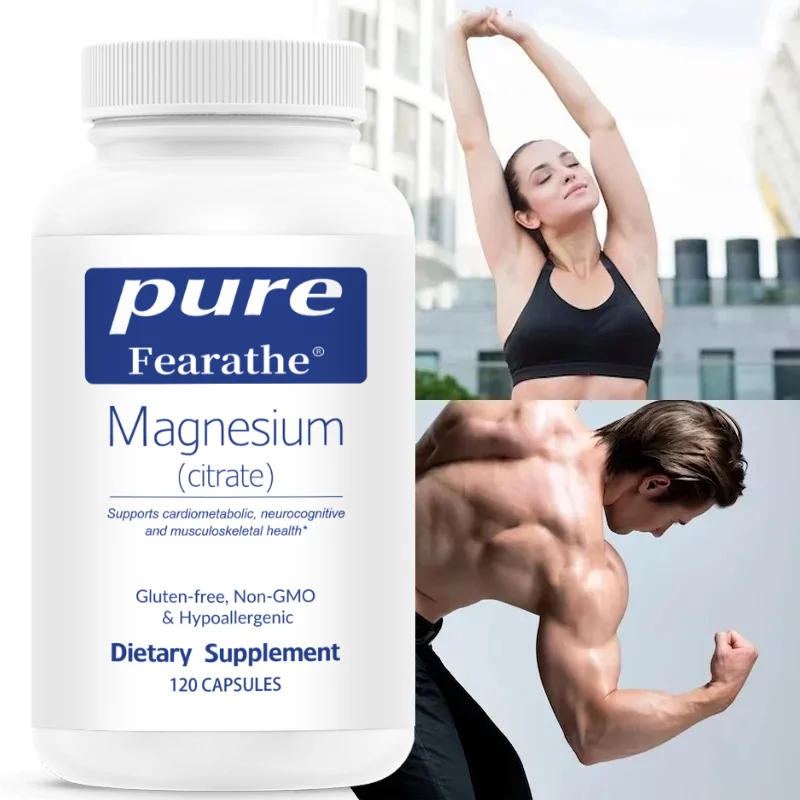 Magnesium Citrate Capsules, Highly Absorbable Mineral Supplement for Sleep Muscle Nerve Bone Heart & Stress Relief Vegan Non-GMO
Magnesium Citrate Capsules, Highly Absorbable Mineral Supplement for Sleep Muscle Nerve Bone Heart & Stress Relief Vegan Non-GMO