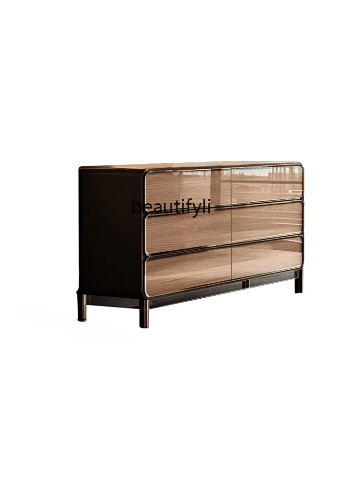 Q Simple Luxury Entrance Cabinet Modern Light Luxury Bedroom Chest of Six Drawers Solid Wood Bedroom Locker Light Luxury
Q Simple Luxury Entrance Cabinet Modern Light Luxury Bedroom Chest of Six Drawers Solid Wood Bedroom Locker Light Luxury