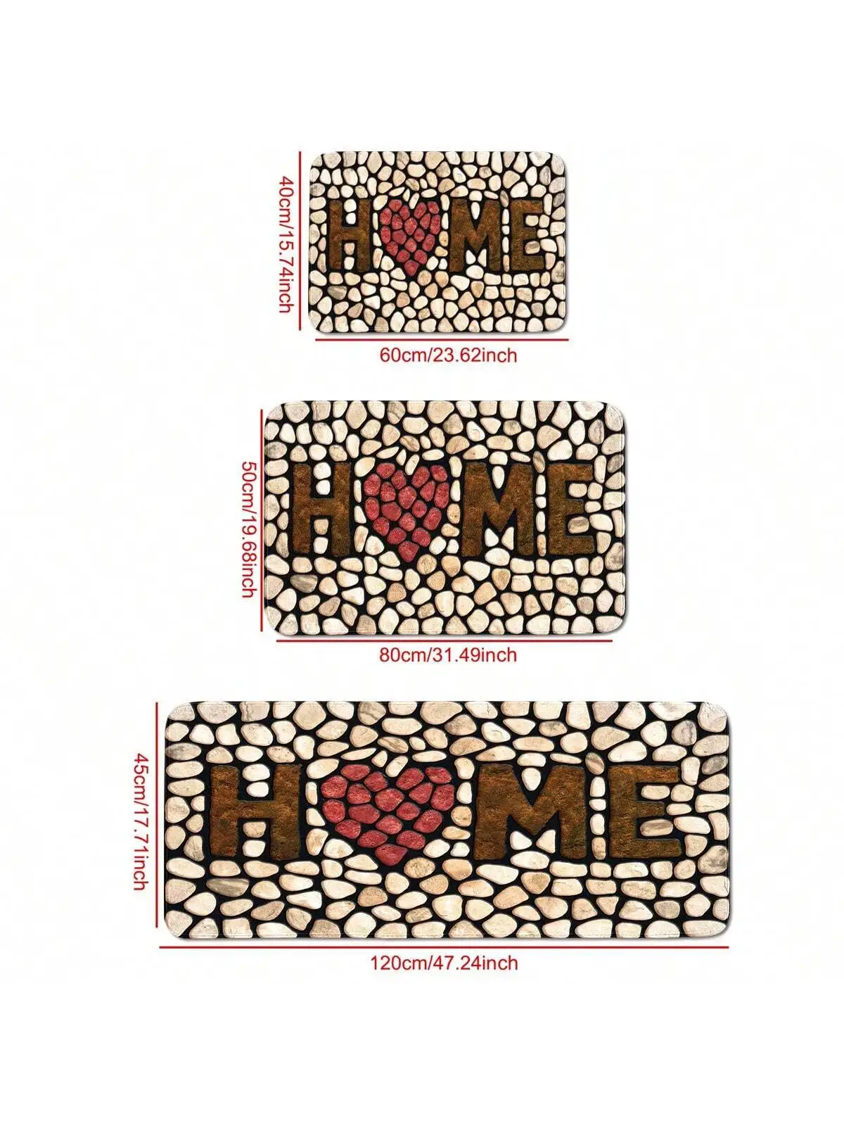 1pc Durable Welcome Door Mat, Non-Slip Front Door, Waterproof Outdoor Indoor Entrance Mat, Machine Washable, Suitable For Family
1pc Durable Welcome Door Mat, Non-Slip Front Door, Waterproof Outdoor Indoor Entrance Mat, Machine Washable, Suitable For Family