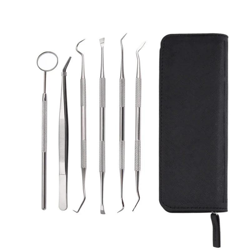 10pcs Professional 6-Piece Dentals Kit / Anti-Corrosion Stainless Steel Precision Dentals Instruments Set for Clinic & Home Use
10pcs Professional 6-Piece Dentals Kit / Anti-Corrosion Stainless Steel Precision Dentals Instruments Set for Clinic & Home Use