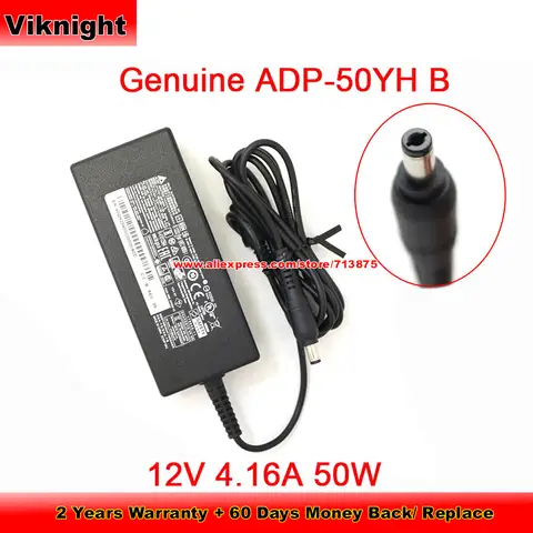 Genuine DELTA ADP-50YH B AC Adapter 12V 4.16A 50W For ELO ET1938L ET1928L ET1939L 1515L LCD Touch Screen Monitor Power Supply