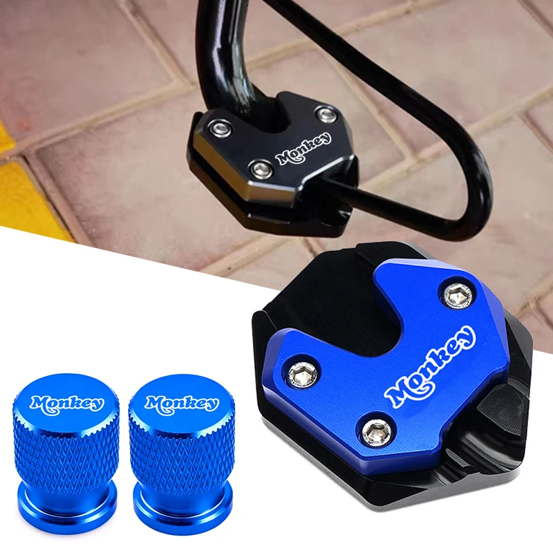 For HONDA monkey125 MONKEY Z125 2018-2026+ Motorcycle CNC Side Stand Enlarged Plate Kickstand & Tire Valve Caps Accessories
For HONDA monkey125 MONKEY Z125 2018-2026+ Motorcycle CNC Side Stand Enlarged Plate Kickstand & Tire Valve Caps Accessories
