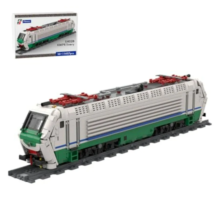 Modular Building Blocks Set Italy Railway Class Locomotive Train Assembly Kit 457PCS Static Model in Red and Gray Collectible C
Modular Building Blocks Set Italy Railway Class Locomotive Train Assembly Kit 457PCS Static Model in Red and Gray Collectible C