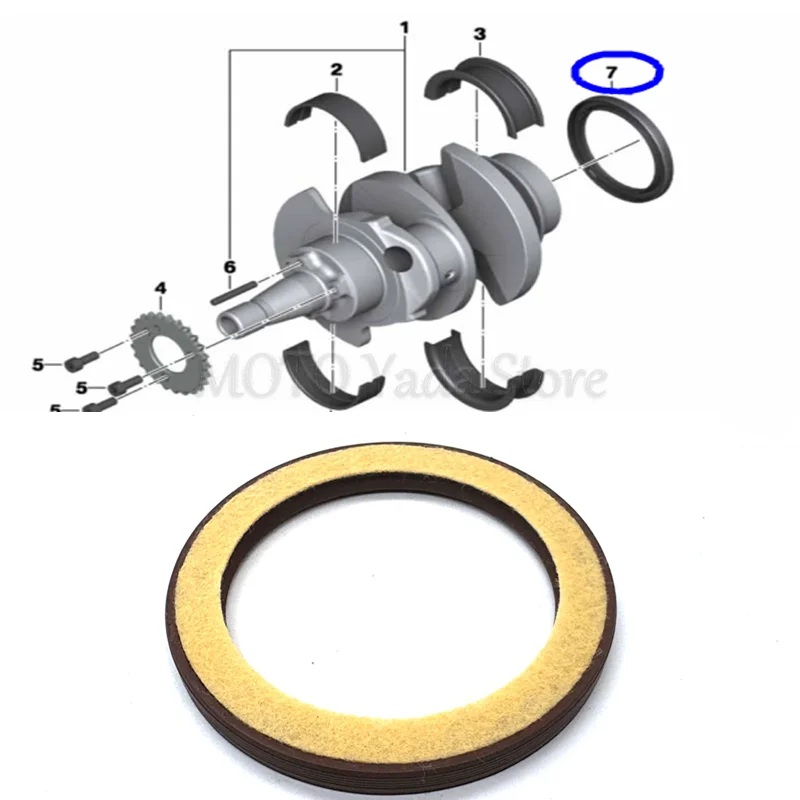 Crankshaft oil seal For BMW R1200GS/ADV/RT/S/ST/R R900RT HP HP2 Sport Rninet
Crankshaft oil seal For BMW R1200GS/ADV/RT/S/ST/R R900RT HP HP2 Sport Rninet