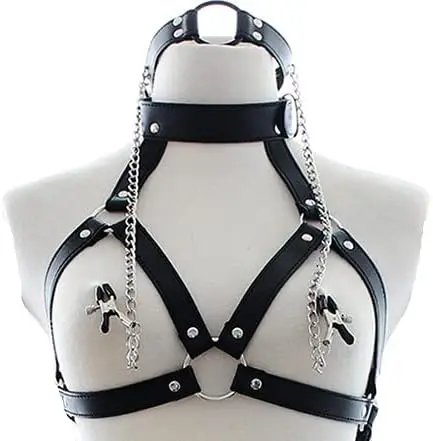 UTIMI Sex Bondage Nipple Clamp SM Chest Harness Breast Clamp Neck Collar Restraint for Sex Game
UTIMI Sex Bondage Nipple Clamp SM Chest Harness Breast Clamp Neck Collar Restraint for Sex Game