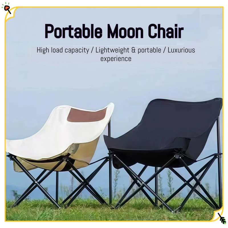Folding Moon Chair Portable Backrest Camping Chair Lightweight High Load Bearing Outdoor Picnic Beach Fishing Office Lunch Rest
Folding Moon Chair Portable Backrest Camping Chair Lightweight High Load Bearing Outdoor Picnic Beach Fishing Office Lunch Rest