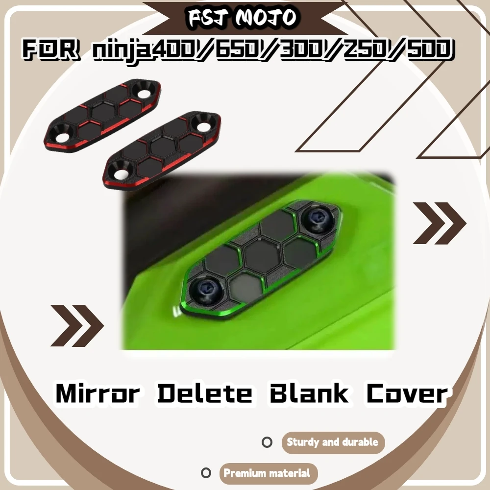 For Ninja400 Ninja650 Ninja300 Ninja250 Ninja500 Solid Decor Mirror Block Off Cap Prevent Sand Dust Enter Body Holes Fittings
For Ninja400 Ninja650 Ninja300 Ninja250 Ninja500 Solid Decor Mirror Block Off Cap Prevent Sand Dust Enter Body Holes Fittings