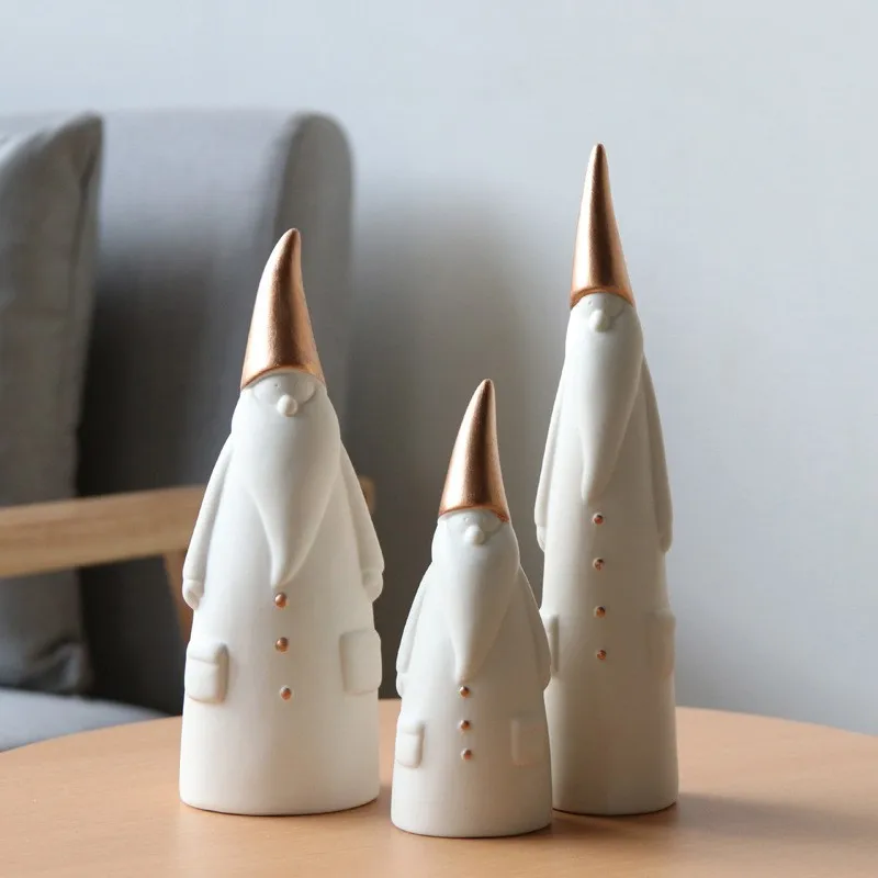 Nordic Simple Ceramic Crafts, Santa Claus, Animal Decoration, TV Cabinet Entrance, Bed Room, Creative Home Decoration, Set of 3
Nordic Simple Ceramic Crafts, Santa Claus, Animal Decoration, TV Cabinet Entrance, Bed Room, Creative Home Decoration, Set of 3