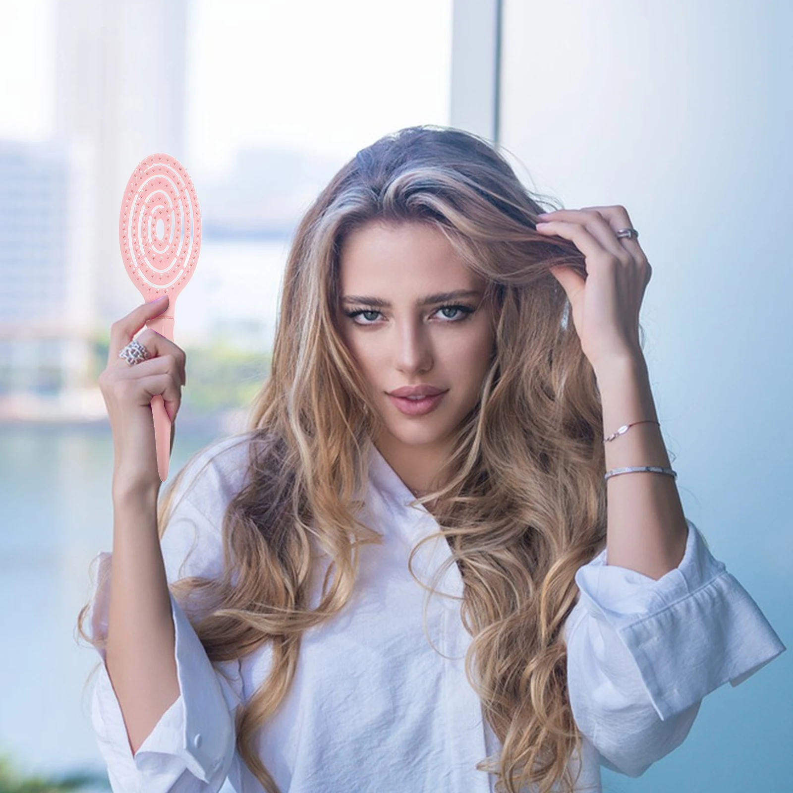 Hollow Hair Comb Wide Tooth Design For Styling Detangling Voluminous High Crown Bangs Shaping Tool Wind Sculpting Volume
Hollow Hair Comb Wide Tooth Design For Styling Detangling Voluminous High Crown Bangs Shaping Tool Wind Sculpting Volume