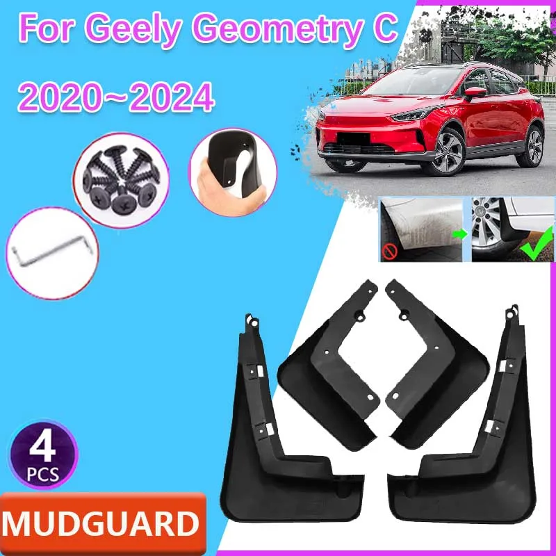 Car Mudflaps Splash Mud 4PCS For Geely Geometry C M6 2020 2021 2022 2023 2024 Front Rear Wheels Mudguards Guard Flap Accessories
Car Mudflaps Splash Mud 4PCS For Geely Geometry C M6 2020 2021 2022 2023 2024 Front Rear Wheels Mudguards Guard Flap Accessories